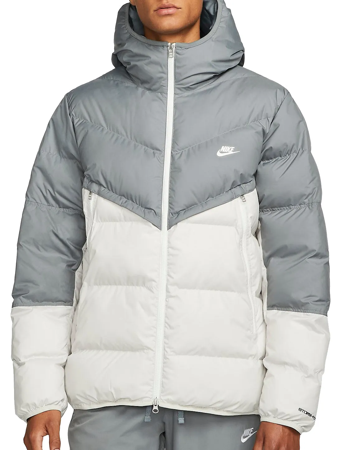 Nike Hooded Jacket STORM-Fit Windrunner 'Grey/White'