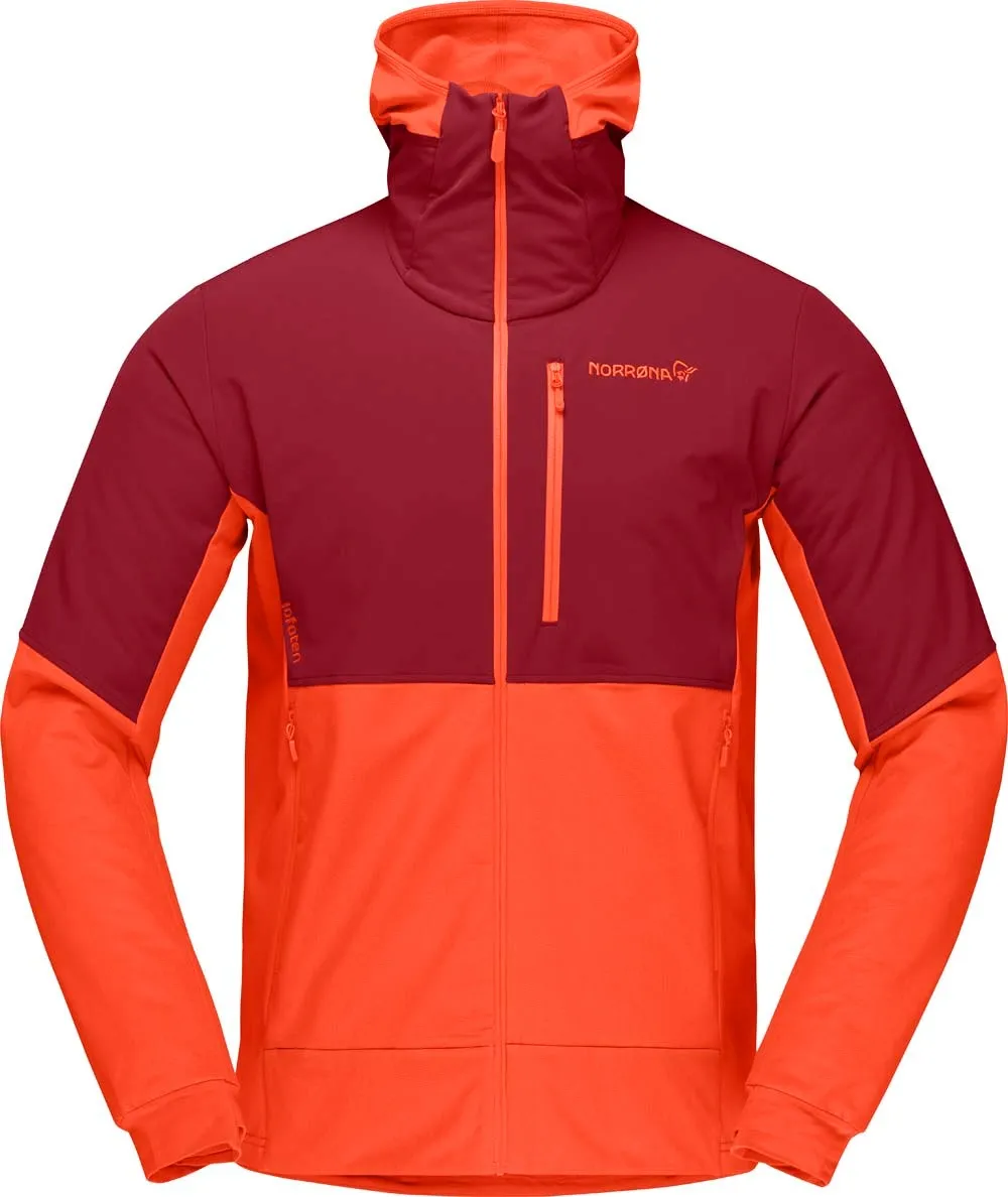 Norrøna Men's Lofoten Hiloflex200 Hood Arednalin/Rhubarb | Buy Norrøna Men's Lofoten Hiloflex200 Hood Arednalin/Rhubar