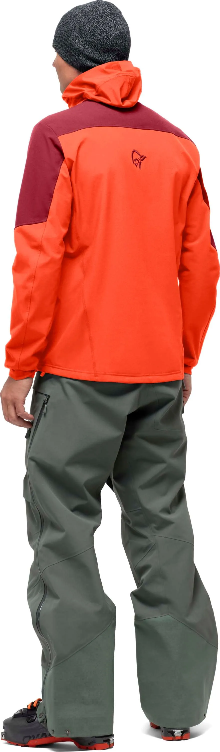 Norrøna Men's Lofoten Hiloflex200 Hood Arednalin/Rhubarb | Buy Norrøna Men's Lofoten Hiloflex200 Hood Arednalin/Rhubar