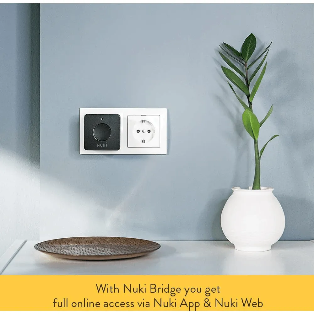 Nuki Bridge For Online Connectivity Smart Lock 3.0 Security Door White