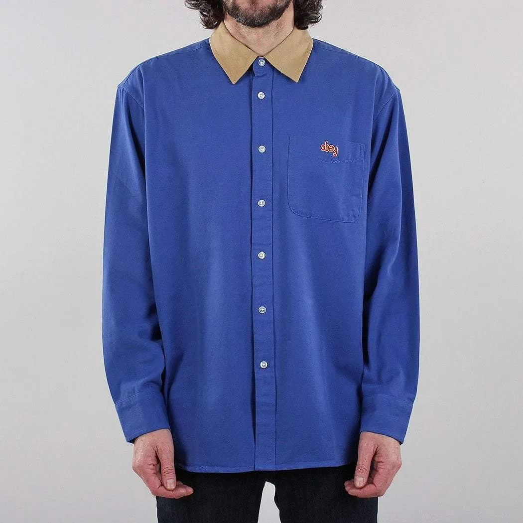 OBEY Caleb Woven Long Sleeve Shirt