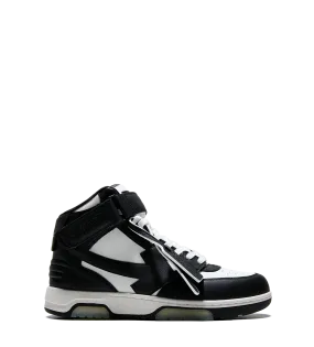 Off-White    Out Of Office Mid-Top Sneaker White Black