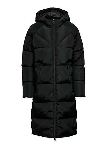 Only Longline Quilted Coat | Grattan