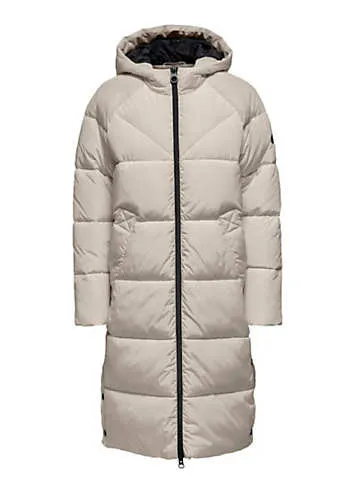 Only Longline Quilted Coat | Grattan