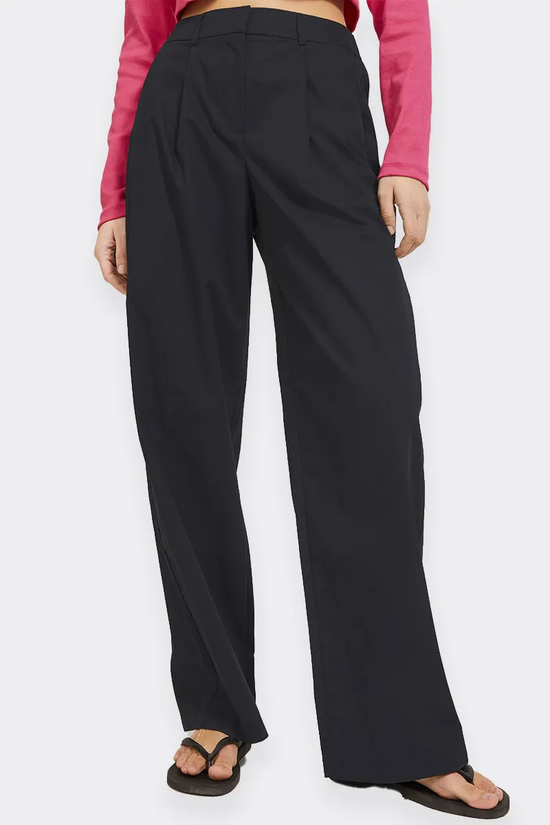 PANTALONI A VITA ALTA RELAXED FIT