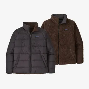 Patagonia Men's Reversible Silent Down Jacket Ink Black