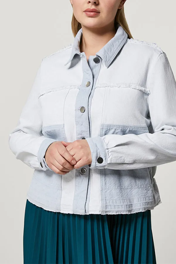 Persona (by Marina Rinaldi) MANA COTTON DENIM JACKET