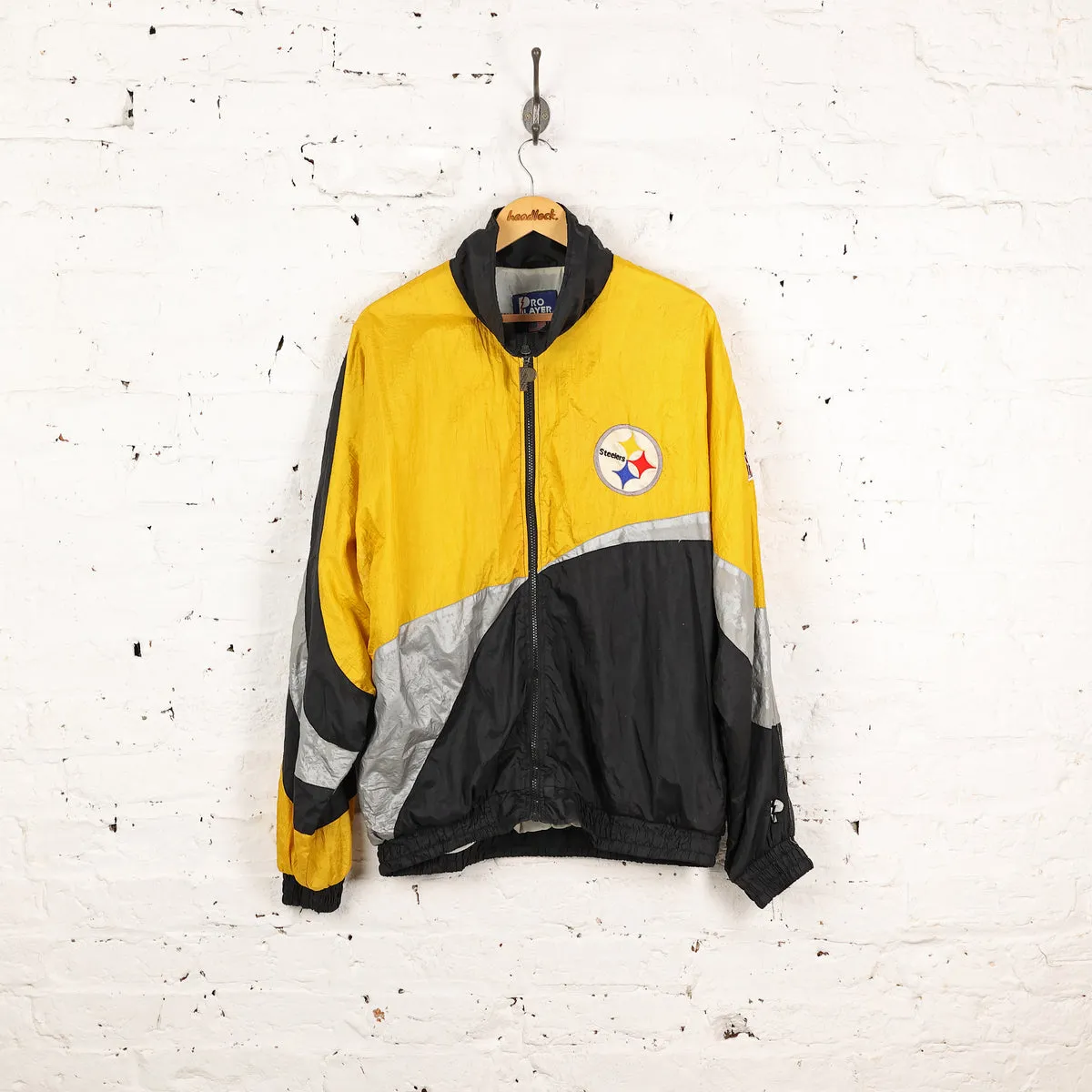 Pittsburgh Steelers NFL Experience Shell Jacket - Yellow - L