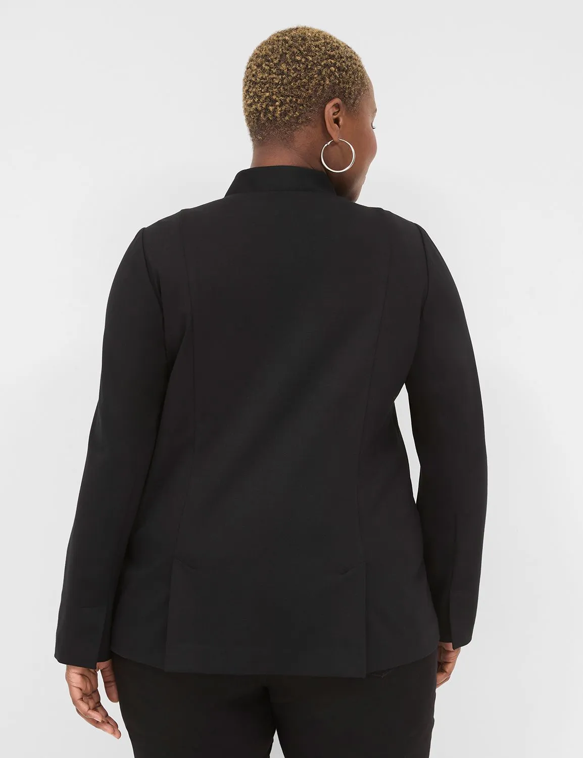 Ponte Western Button-Front Jacket