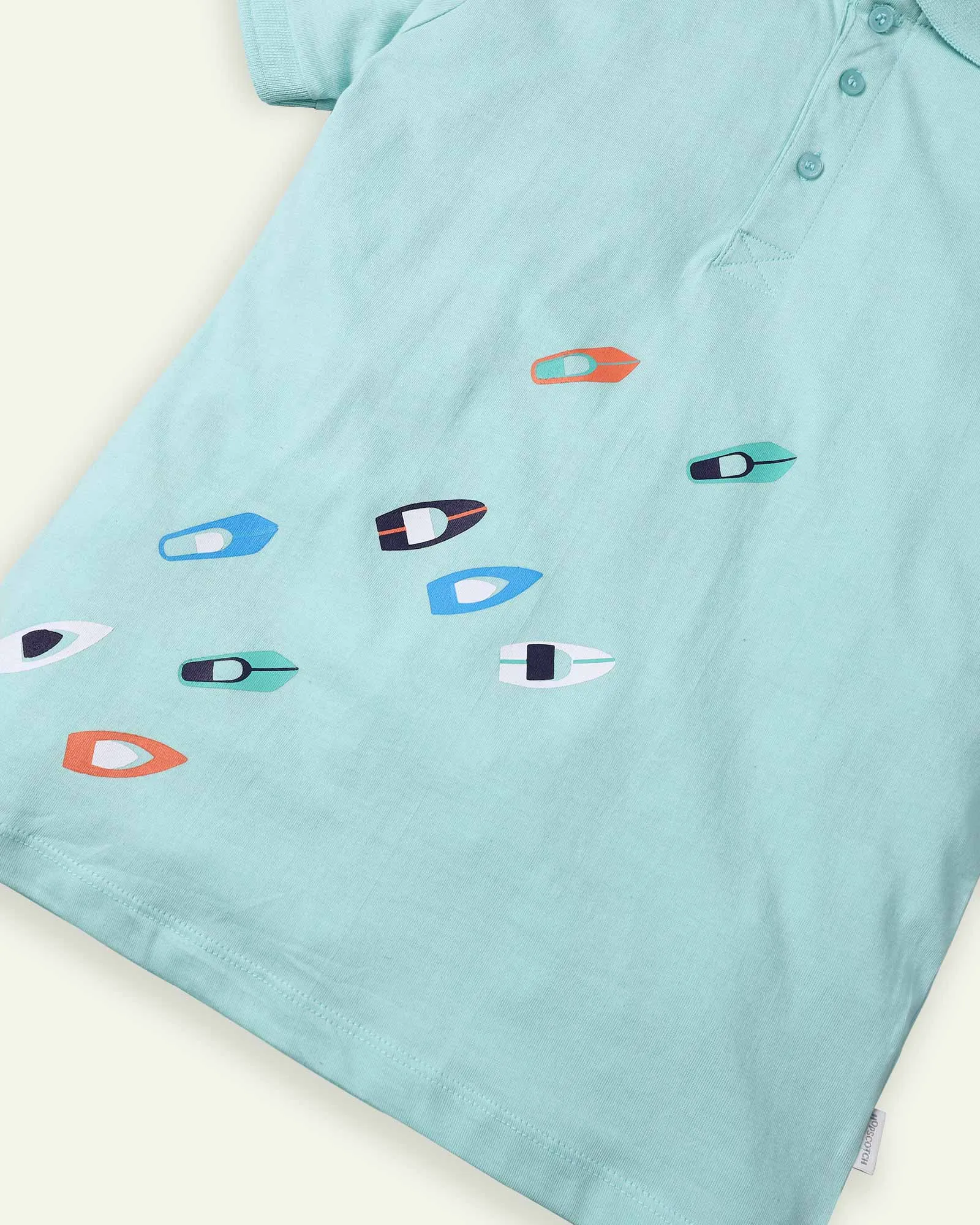 Printed Boats Polo