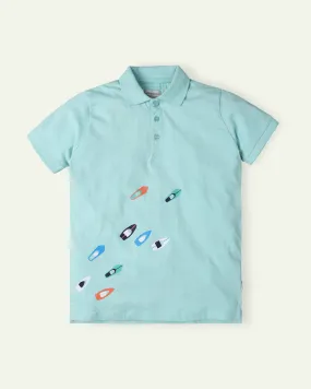 Printed Boats Polo