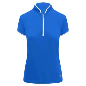 Pure Golf Bloom Ladies Golf Polo Shirt Royal Blue