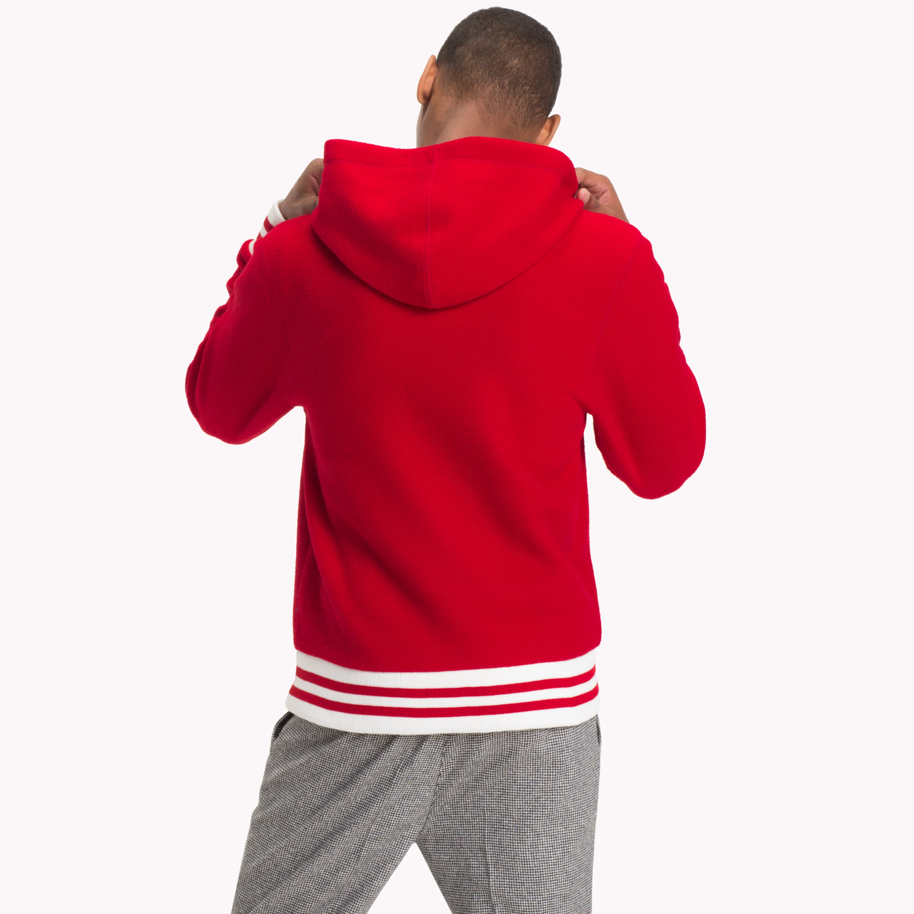 Red Monogram Relaxed Fit Hoodie | Sweatshirts & Hoodies | Tommy Hilfiger