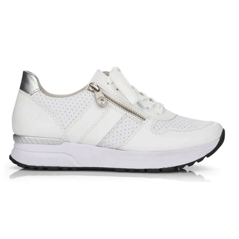 RIEKER STREET STYLE RETRO SNEAKER WHITE - WOMENS