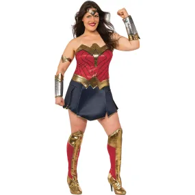 Rubies Justice League Wonder Woman Adult Plus Costume, Multi