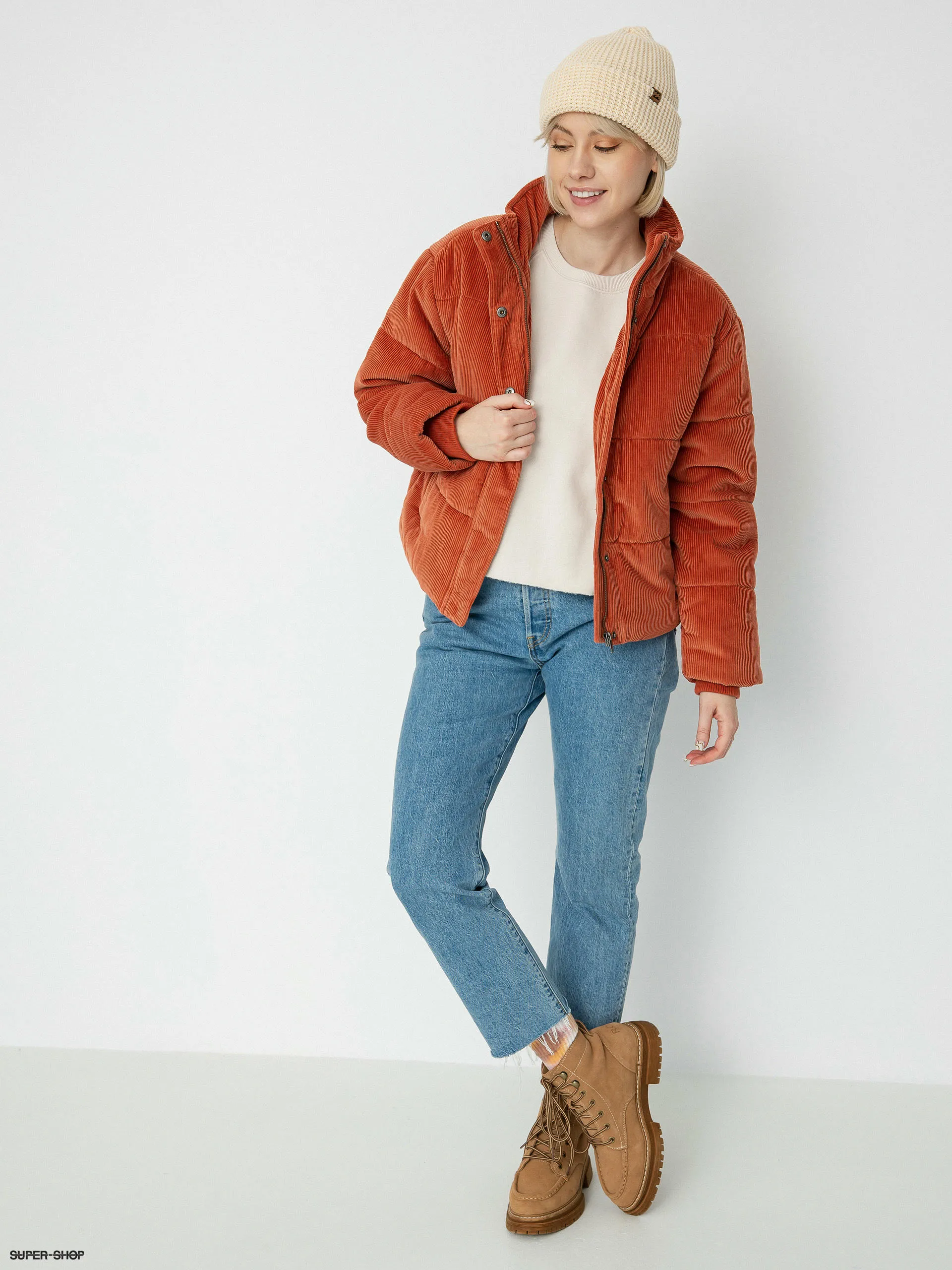 RVCA Eezeh Puffer Jacket Wmn (cinnamon)