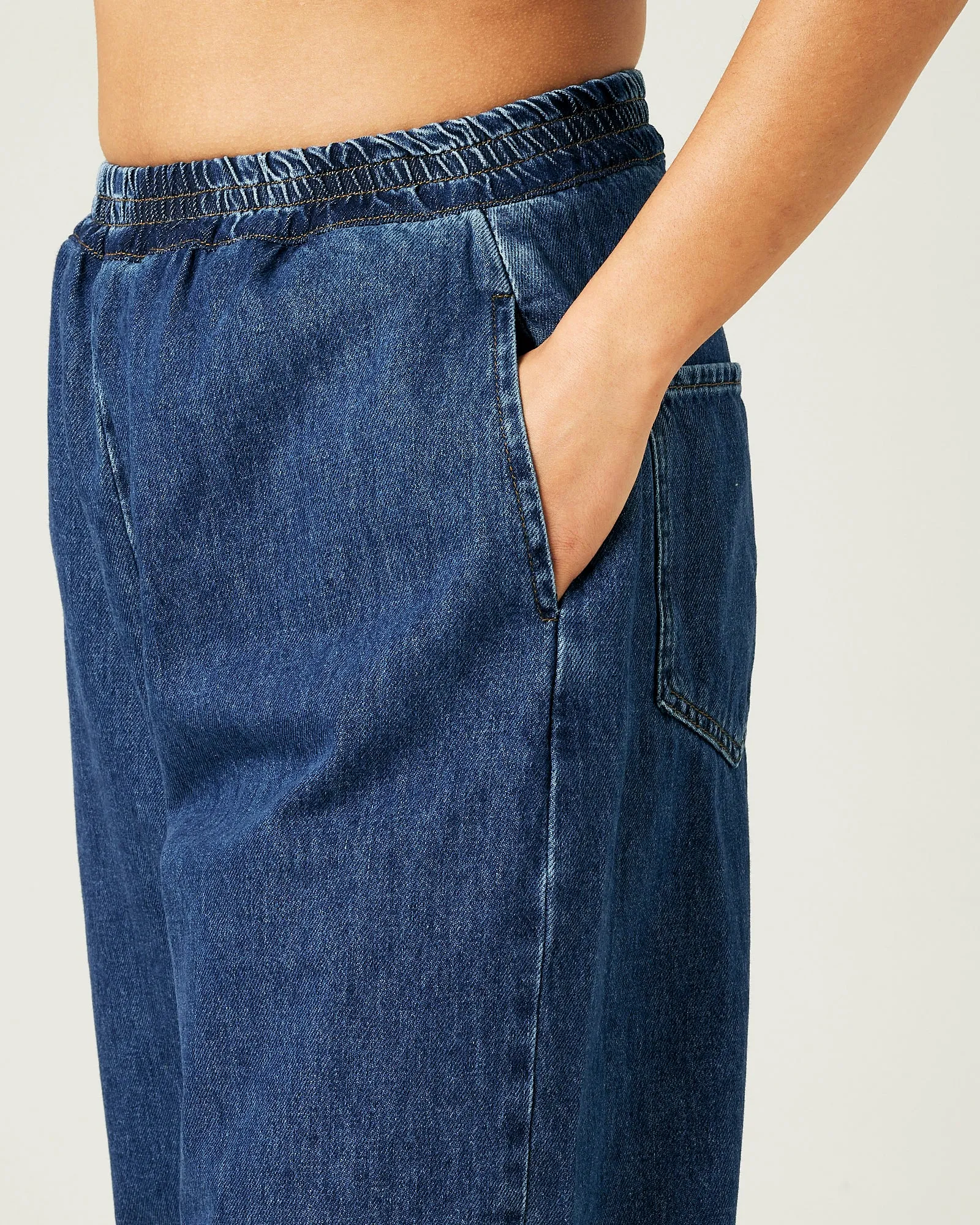 Sadie Mid Blue Wash Denim Jeans