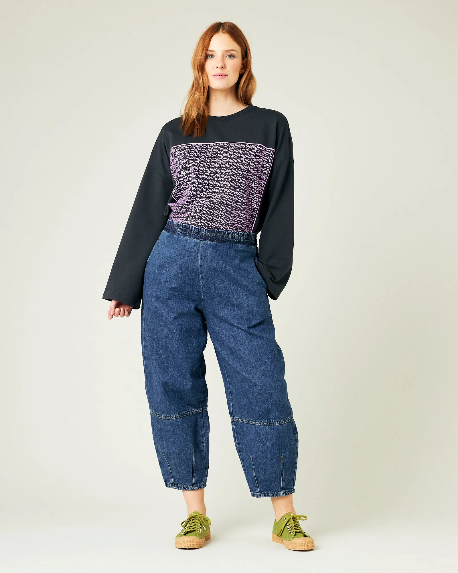 Sadie Mid Blue Wash Denim Jeans