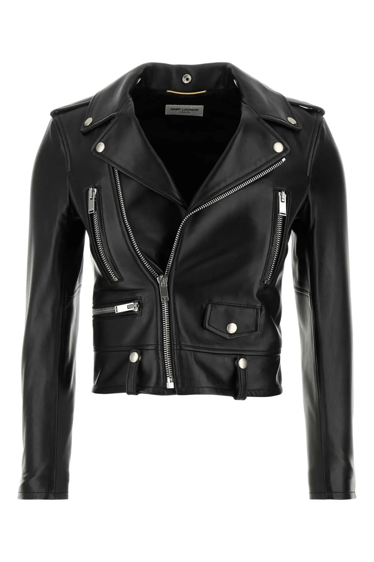 Saint Laurent Black Leather Jacket