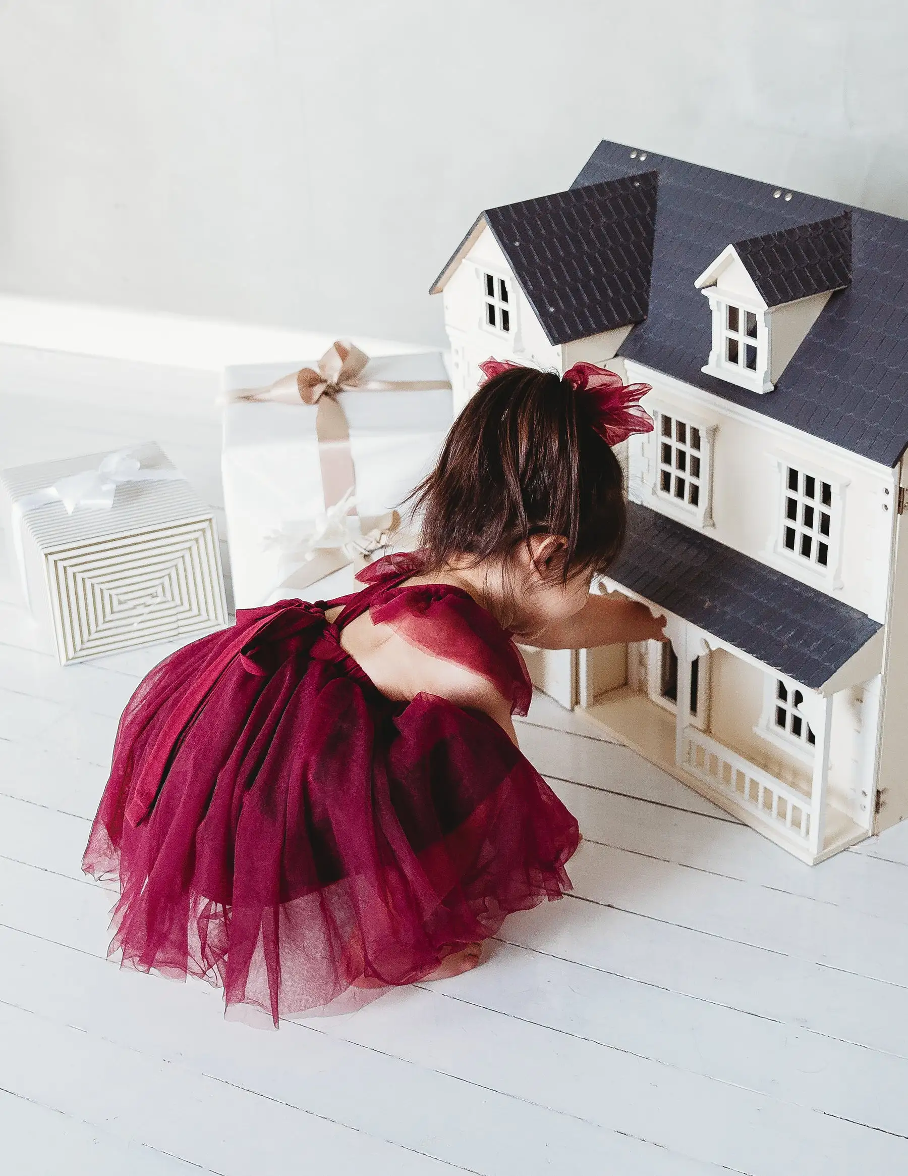 Scarlett Tutu Dress - Cherry Red