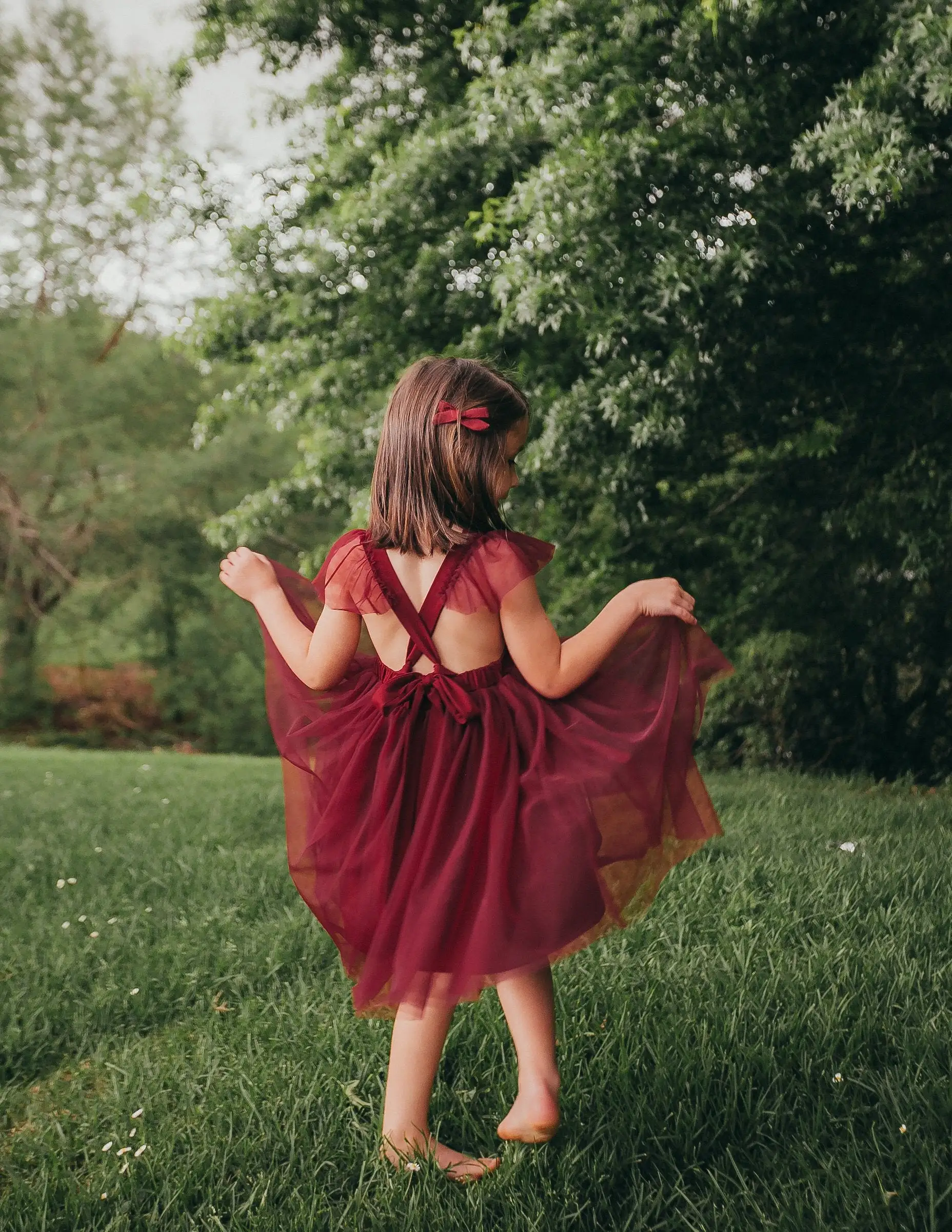 Scarlett Tutu Dress - Cherry Red