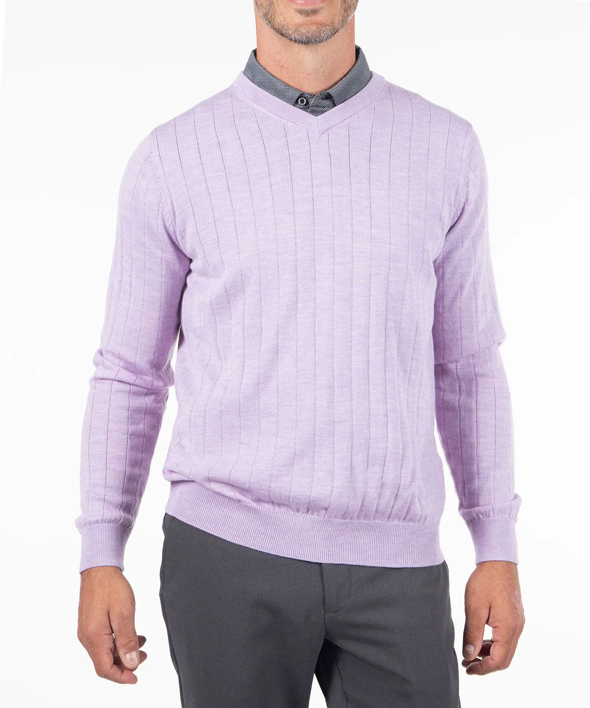 Signature Merino V-neck Pullover Sweater