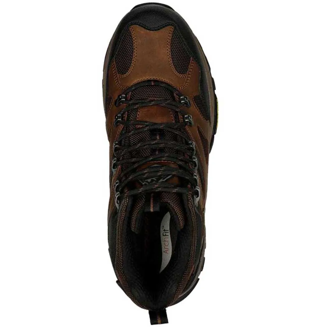 Skechers Relaxed Fit: Arch Fit Tarver -Ryland Black/Brown (Men's)