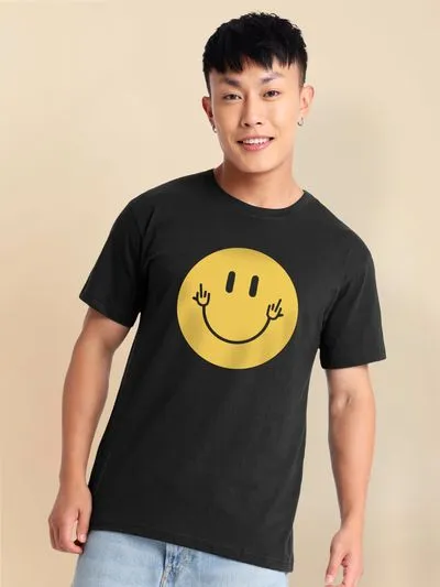 Smiley T Shirt: Buy Smiley T Shirt for Men Online in India | Beyoung