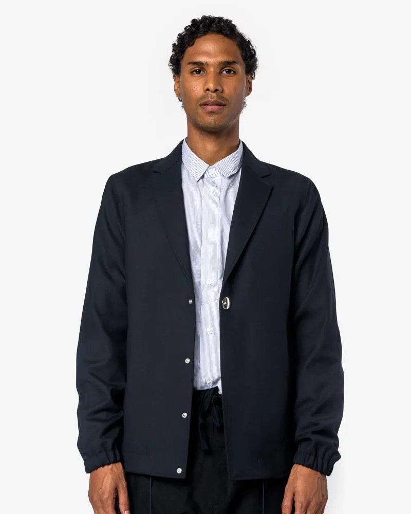 Snap Sport Coat in Navy