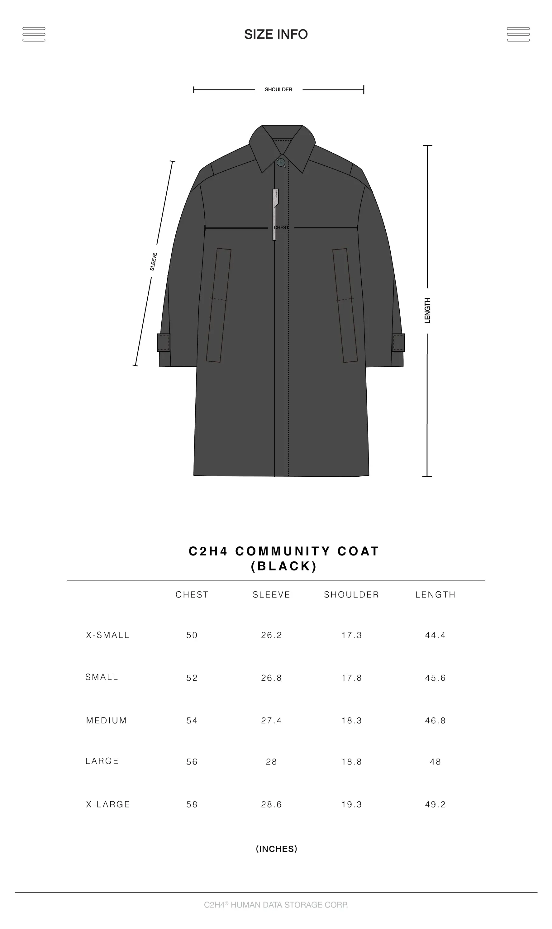 Staff Uniform Community Coat