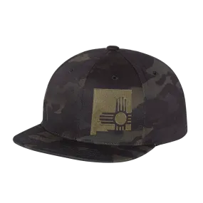 State Zia Flatbill Hat Multicam Black