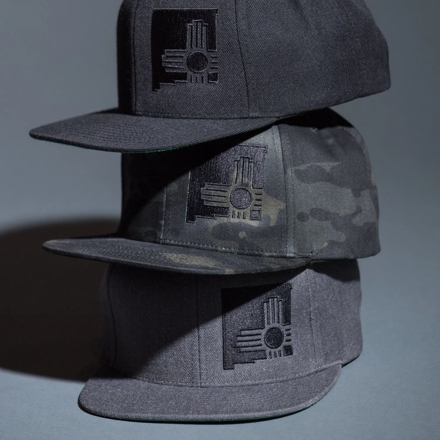 State Zia Flatbill Hat Multicam Black