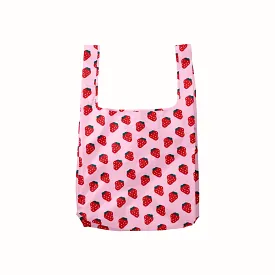 Strawberry Foldable Nylon Tote