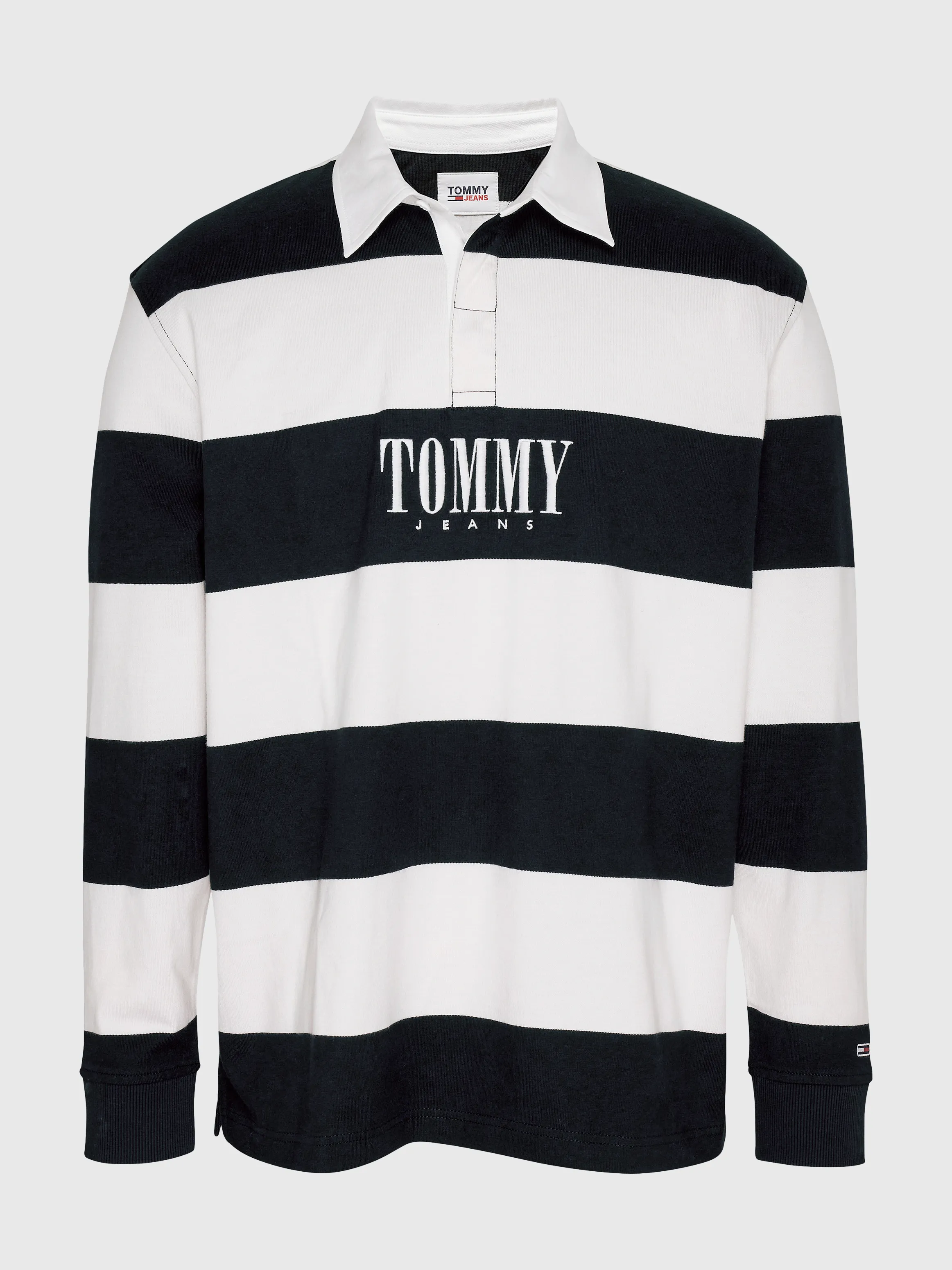 Stripe Relaxed Fit Rugby Shirt | Sweatshirts & Hoodies | Tommy Jeans