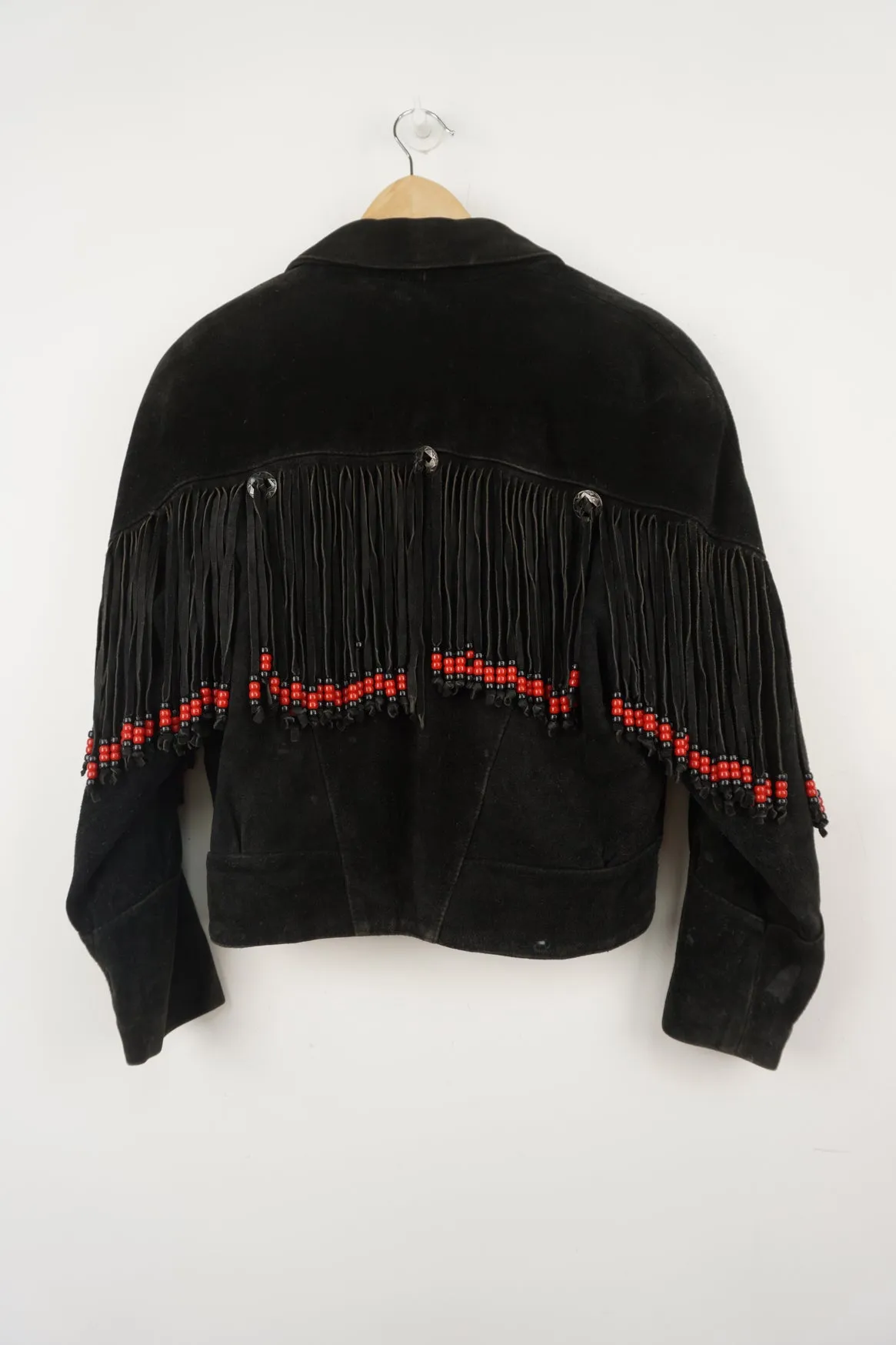 Suede Fringe Jacket