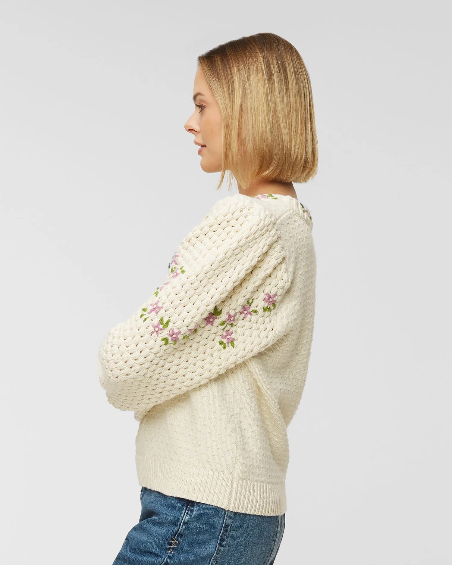 Sweater LoveShackFancy KENZLY LK8231052-ivory