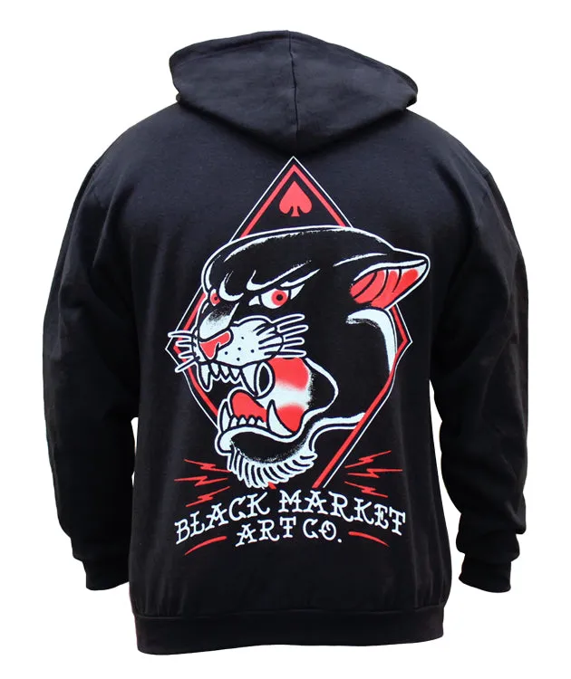 Tattoo Flash Panther Hoodie