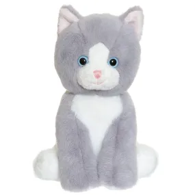 Teddykompaniet Teddy Cats , Grey, 18 cm