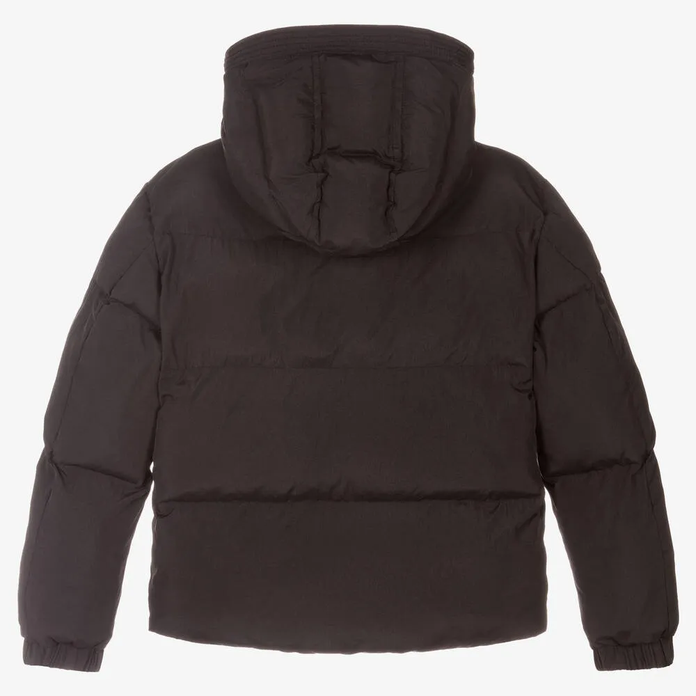 Teen Black Puffer Coat