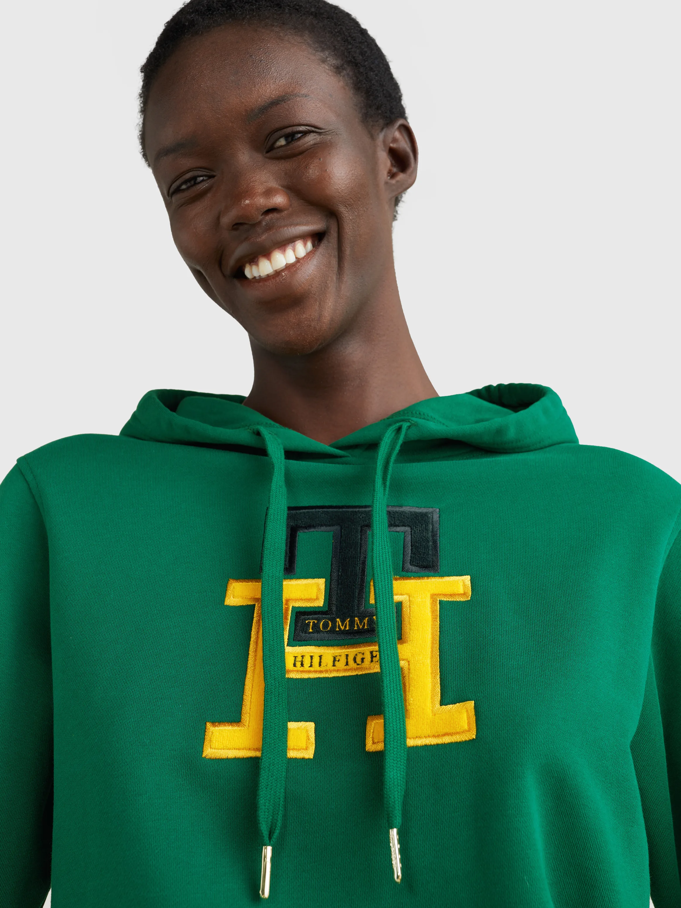 TH Monogram Applique Regular Fit Hoodie | Sweatshirts & Hoodies | Tommy Hilfiger