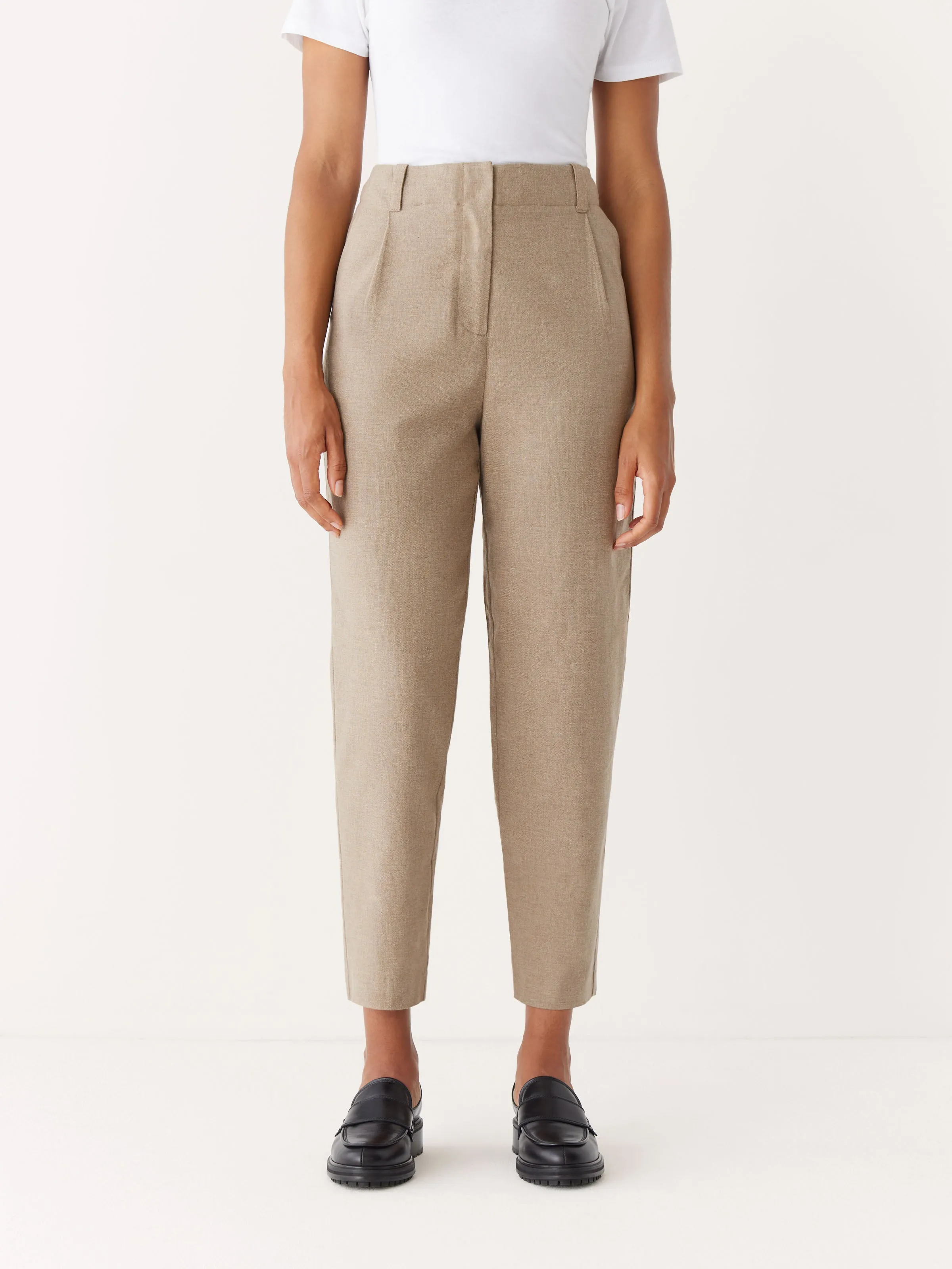 The Amelia Balloon Pant in Light Brown