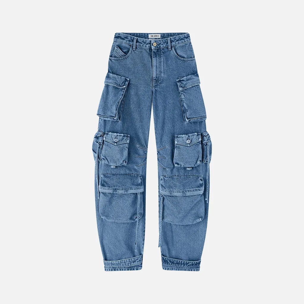 The Attico Fern Long Pant - Light Blue