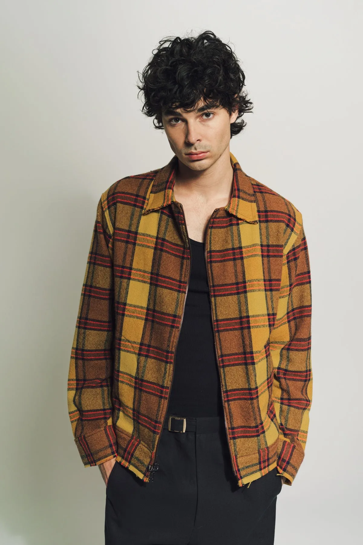 THE ELDER STATESMAN | SUNSHINE PLAID DECON JACKET