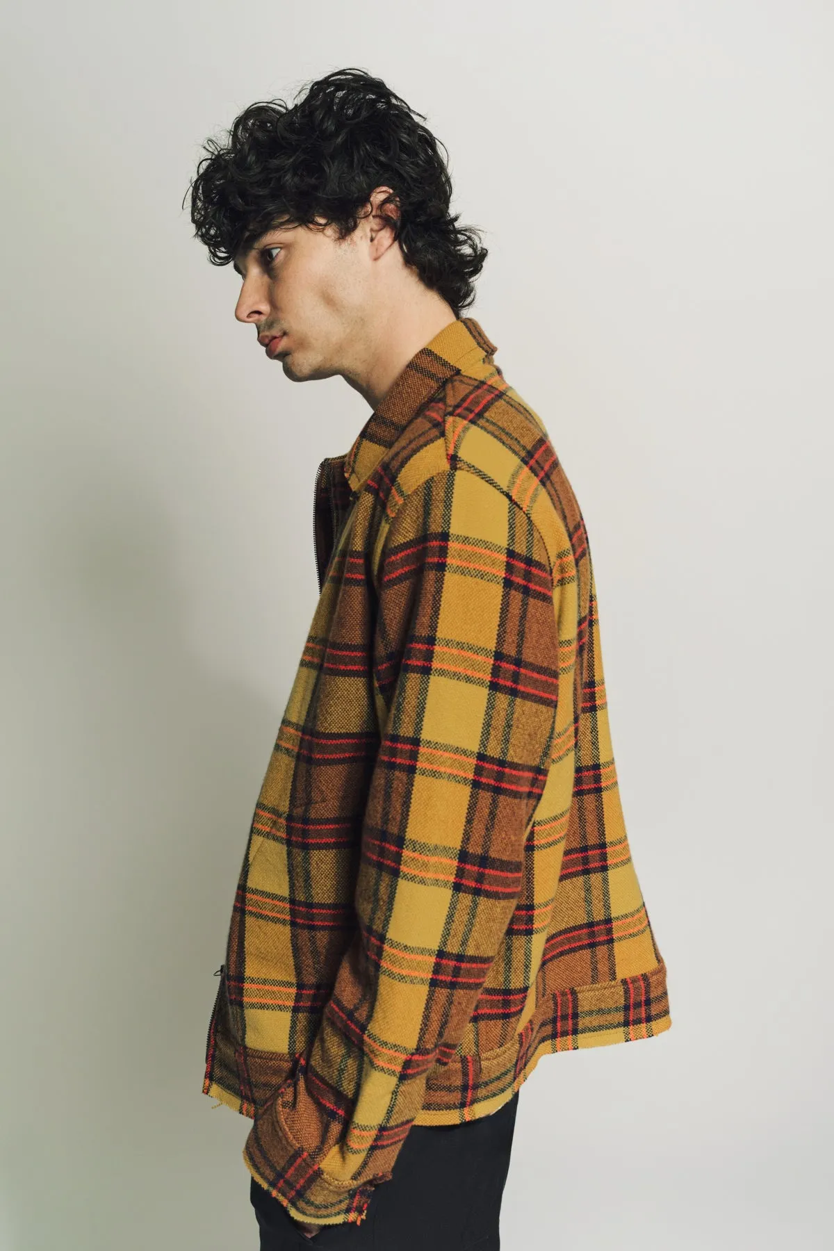 THE ELDER STATESMAN | SUNSHINE PLAID DECON JACKET