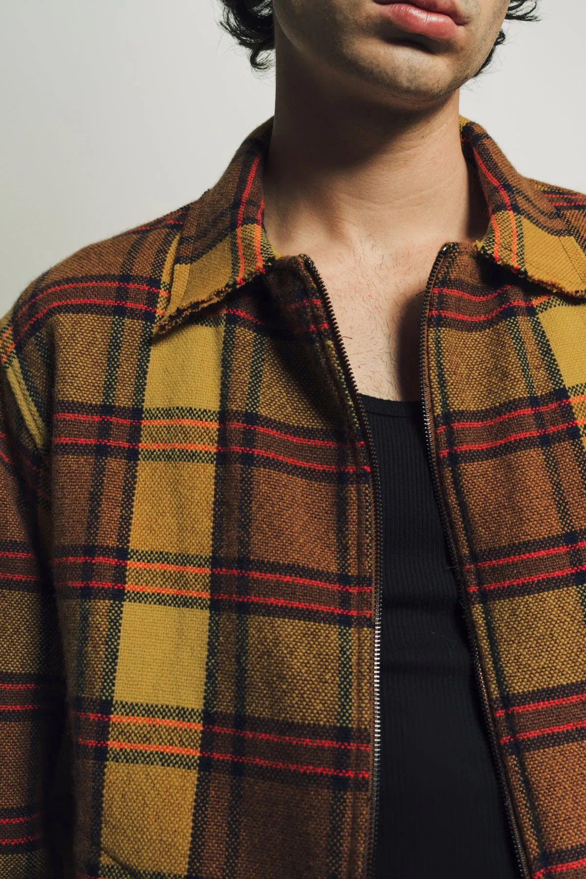 THE ELDER STATESMAN | SUNSHINE PLAID DECON JACKET