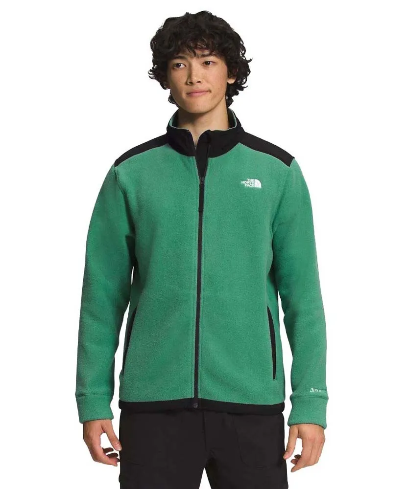 The North Face Alpine Polartec FZ Jacket - Deep Grass Green / Black