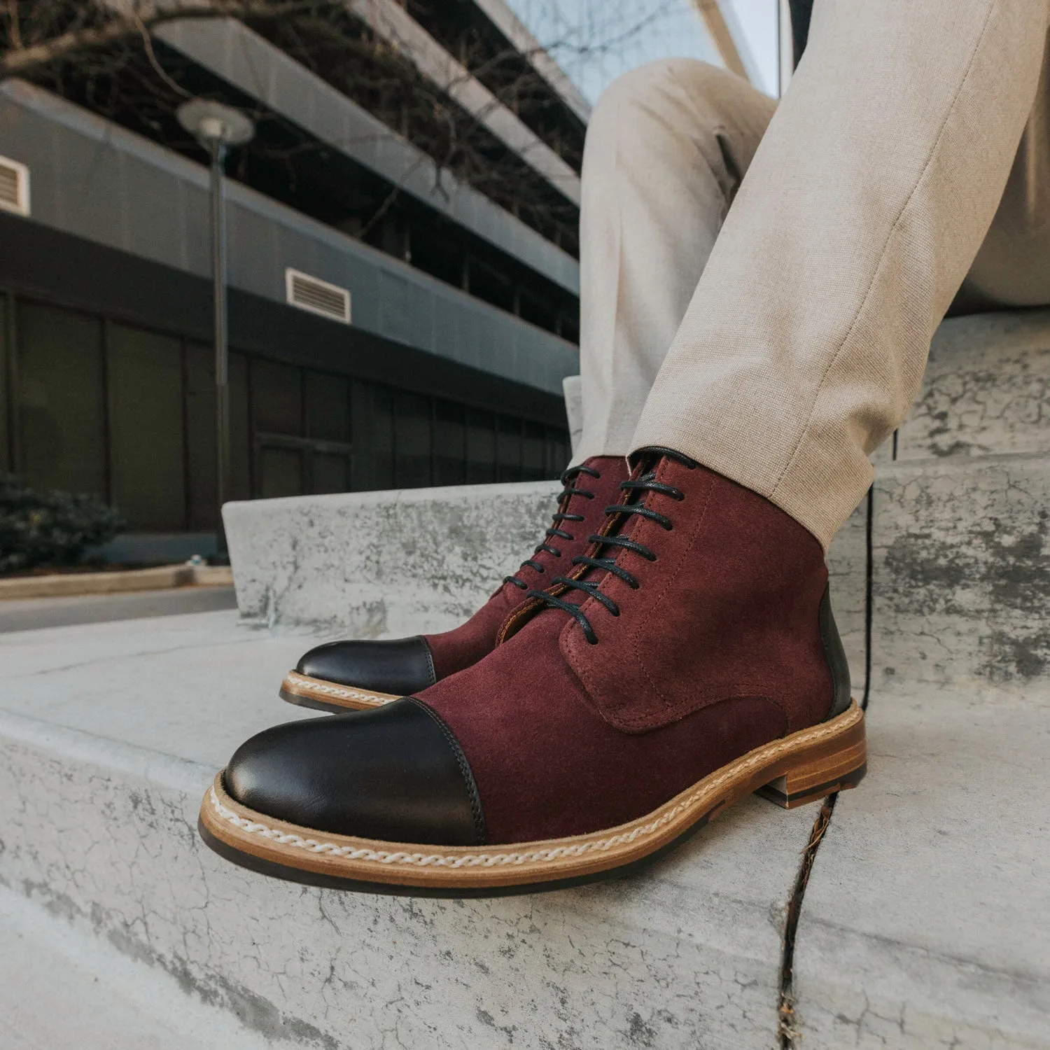 The Troy Boot in Oxblood (Last Chance, Final Sale)