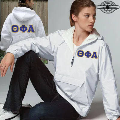 Theta Phi Alpha Pullover Jacket - Charles River 9905 - TWILL