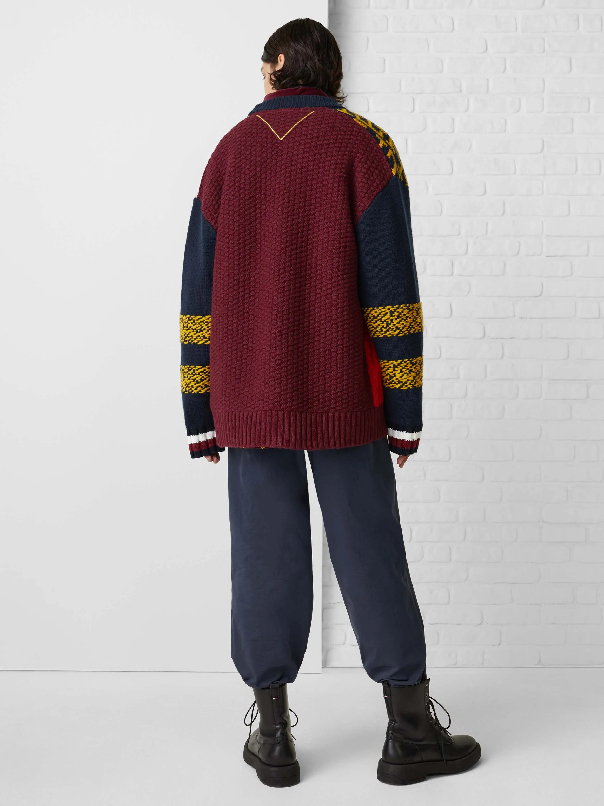 THL Letterman Relaxed Fit Cardigan | Sweatshirts & Hoodies | Tommy Hilfiger