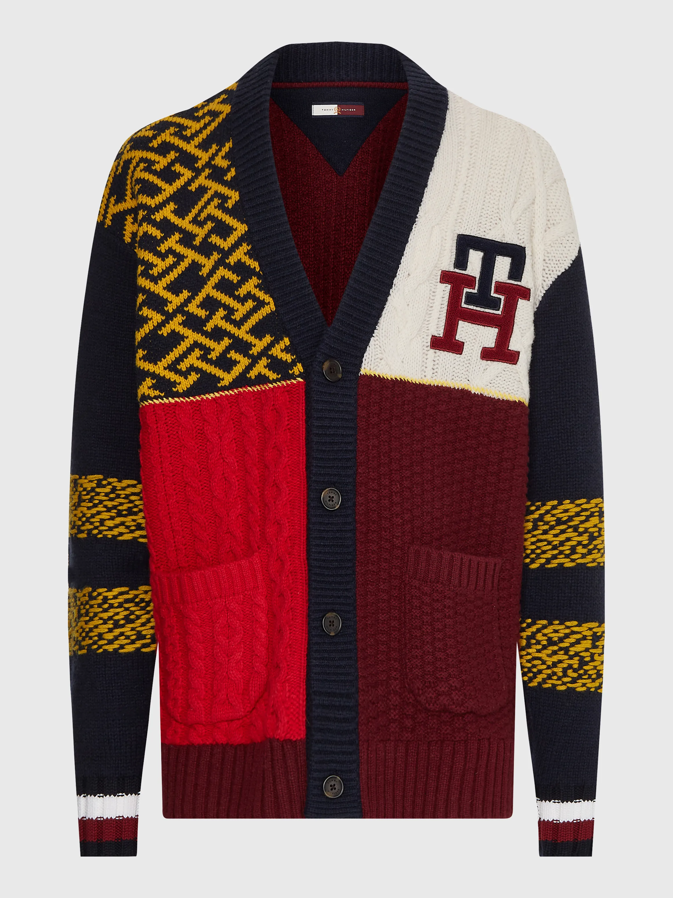 THL Letterman Relaxed Fit Cardigan | Sweatshirts & Hoodies | Tommy Hilfiger